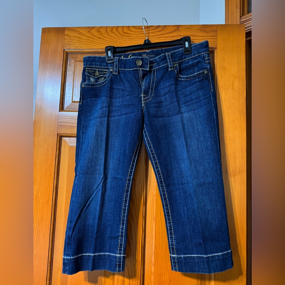 Kut from the Kloth Dark Wash Capri Jeans Size 10